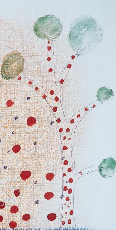 Yayoi KUSAMA : Self-Obliteration - Affiche originale signée 2