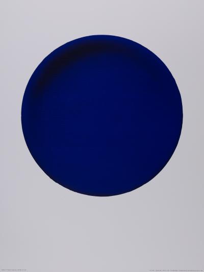Yves KLEIN (d’après) IKB 54 - Affiche originale en couleurs