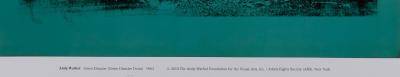 Andy WARHOL : Green disaster - Affiche originale en couleurs 2