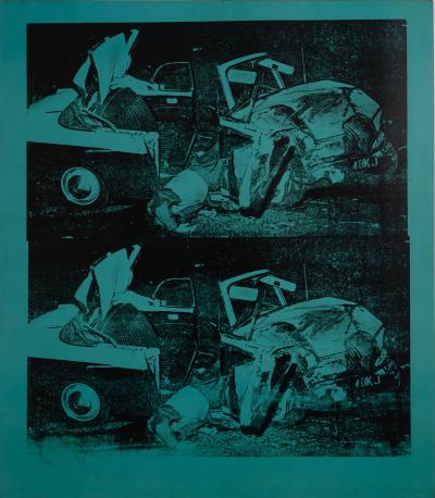 Andy WARHOL : Green disaster - Affiche originale en couleurs 2