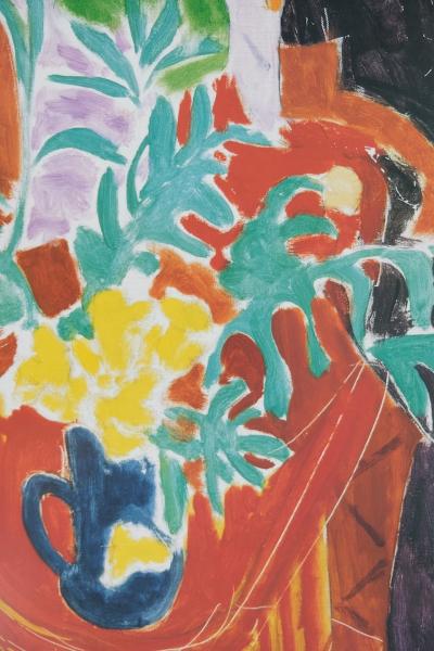 Henri MATISSE : Deux femmes dans un intérieur - Affiche originale signée 2