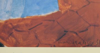 Henri MATISSE : Deux femmes dans un intérieur - Affiche originale signée 2