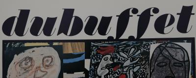 Jean DUBUFFET : Expo 1978 - Affiche originale en couleurs 2