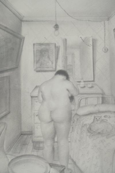 Fernando BOTERO : La toilette - Affiche originale signée 2