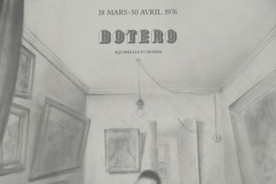 Fernando BOTERO : La toilette - Affiche originale signée 2