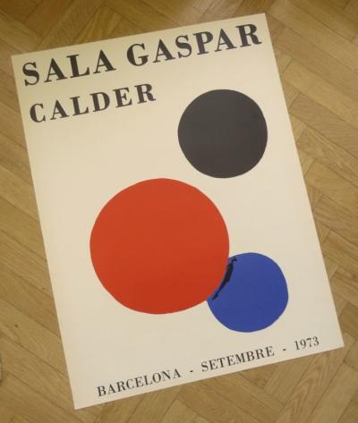 Alexander Calder  - Sala Gaspar, 1973 - Affiche originale d’exposition 2