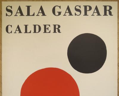 Alexander Calder  - Sala Gaspar, 1973 - Affiche originale d’exposition 2