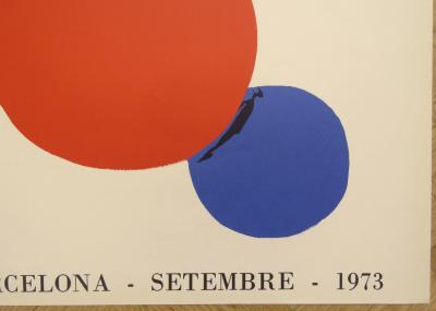 Alexander Calder  - Sala Gaspar, 1973 - Affiche originale d’exposition 2