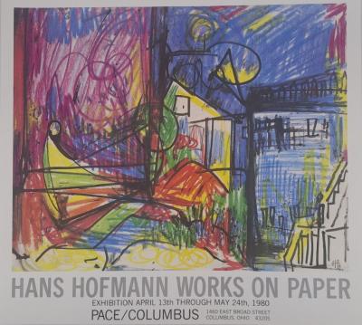 Hans Hofmann (d’après) - Paysage - Affiche lithographique 2