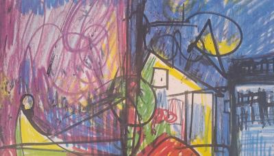 Hans Hofmann (d’après) - Paysage - Affiche lithographique 2