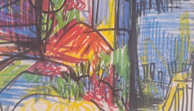 Hans Hofmann (d’après) - Paysage - Affiche lithographique 2