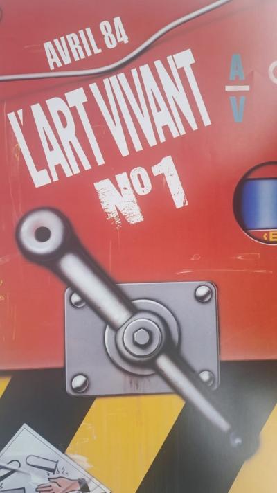Peter Klasen - Living Art No. 1 - Original Lithographic Poster, Signed 2