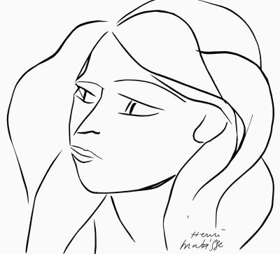 Henri Matisse (d’après), La chevelure, sérigraphie signée, numérotée 2