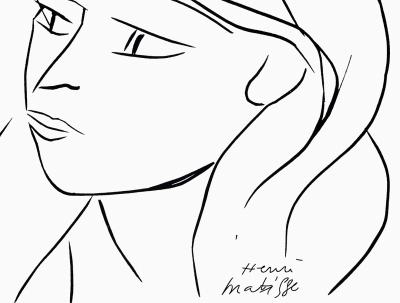 Henri Matisse (d’après), La chevelure, sérigraphie signée, numérotée 2