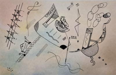 Vassily Kandinsky (d’après), Sans titre, sérigraphie signée, numérotée