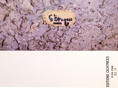 Georges Braque, À tire d’aile, affiche originale, 1990 2