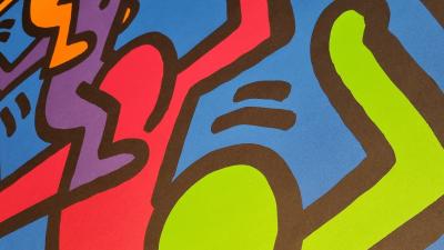 Keith Haring (after), Four Figures, silkscreen print, 1992 2