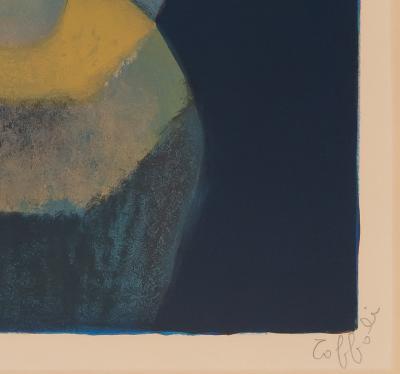 Louis TOFFOLI : Péruvienne à la potiche - Lithographie originale signée 2
