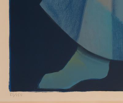 Louis TOFFOLI : Péruvienne à la potiche - Lithographie originale signée 2