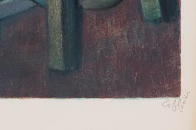 Louis TOFFOLI : Le ferblantier - Lithographie originale signée 2