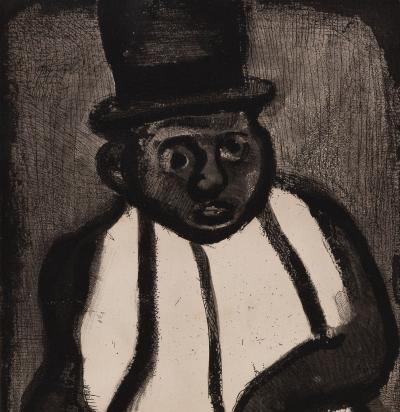 Georges ROUAULT : Bon candidat Boudoubadabou - Gravure originale signée 2