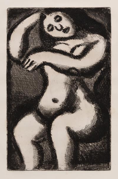 Georges ROUAULT : Nu au repos - Gravure originale 2