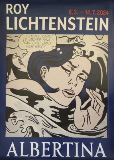 Roy Lichtenstein - Affiche originale d’exposition - Vienne - 2024 2