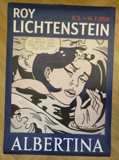 Roy Lichtenstein - Affiche originale d’exposition - Vienne - 2024 2