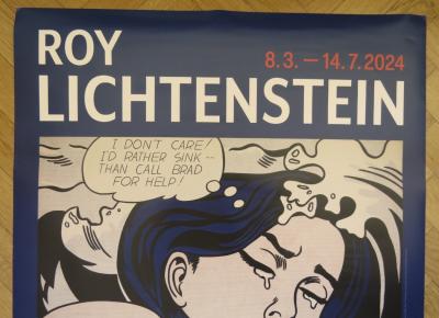 Roy Lichtenstein - Affiche originale d’exposition - Vienne - 2024 2