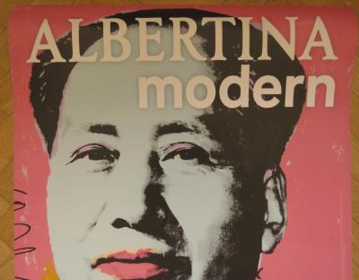 Affiche originale d’exposition - d’Andy Warhol à Damien Hirst - Albertina Modern - 2023 2