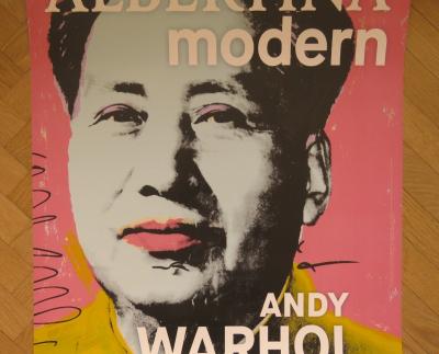 Affiche originale d’exposition - d’Andy Warhol à Damien Hirst - Albertina Modern - 2023 2