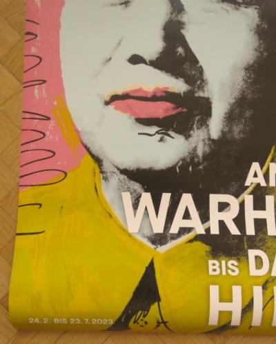 Affiche originale d’exposition - d’Andy Warhol à Damien Hirst - Albertina Modern - 2023 2