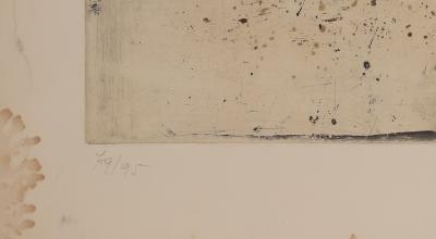 Johnny Friedlaender: Composition - Original signed engraving 2
