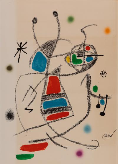 Joan MIRO : Maravillas con variaciones acrosticas 8 - Lithographie originale signée