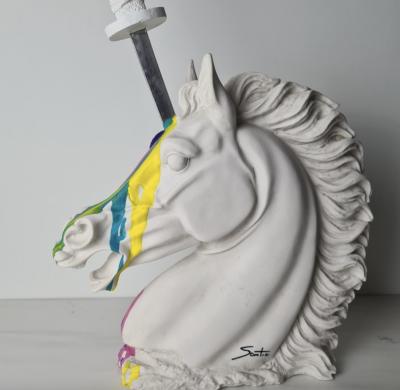 Santicri - Unicorn - Résine Peinte 2