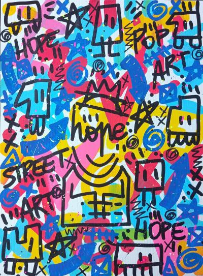 Mr Hope - Pop Color - Acrylique sur toile 2