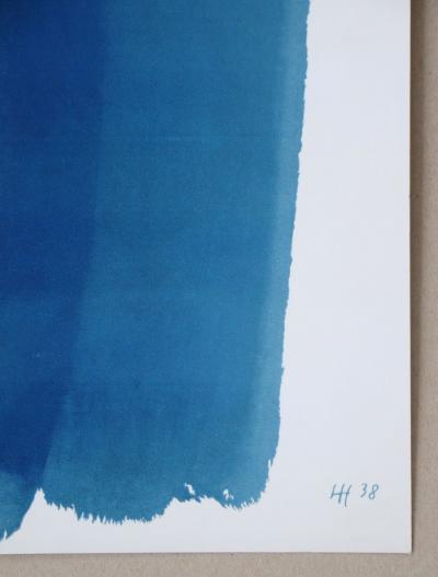 Hans HARTUNG (after) - Composition en bleue, 1961 - Lithograph signed and dated 2