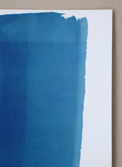 Hans HARTUNG (after) - Composition en bleue, 1961 - Lithograph signed and dated 2