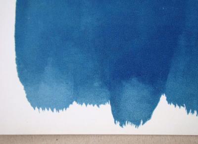 Hans HARTUNG (after) - Composition en bleue, 1961 - Lithograph signed and dated 2