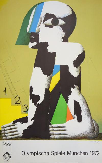 Horst ANTES: Munich Olympics 1972 - Original signed lithograph 2