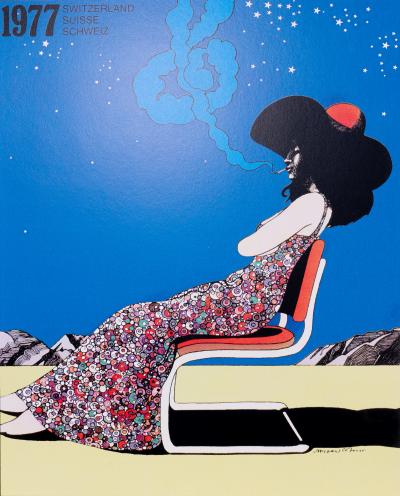 Milton GLASER : Montreux jazz - Affiche signée 2