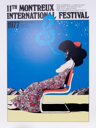 Milton GLASER : Montreux jazz - Affiche signée 2