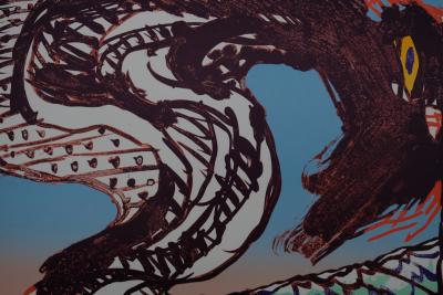 Pierre ALECHINSKY : Expo 1977 - Lithographie originale 2