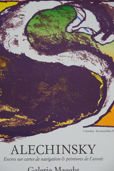 Pierre ALECHINSKY : Exposition 1981 - Lithographie originale 2