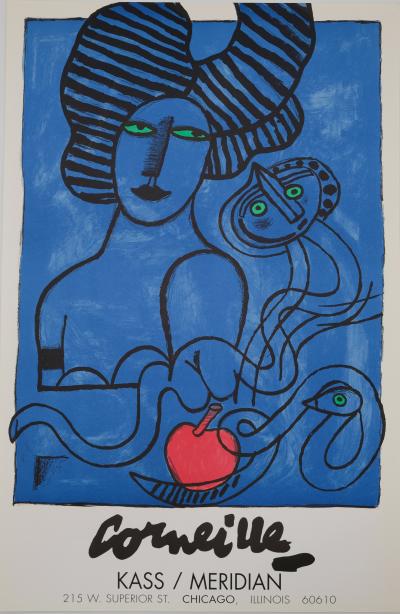 Guillaume CORNEILLE : Le fruit défendu - Lithographie originale signée 2