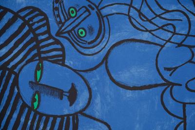 Guillaume CORNEILLE : Le fruit défendu - Lithographie originale signée 2