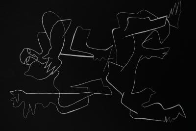 Ossip ZADKINE : 7 calligrammes 10 eaux fortes - Lithographie originale 2