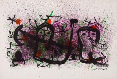 Joan MIRO : Ma de Proverbis - Lithographie originale signée 2