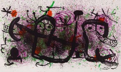 Joan MIRO : Ma de Proverbis - Lithographie originale signée 2