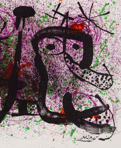 Joan MIRO : Ma de Proverbis - Lithographie originale signée 2